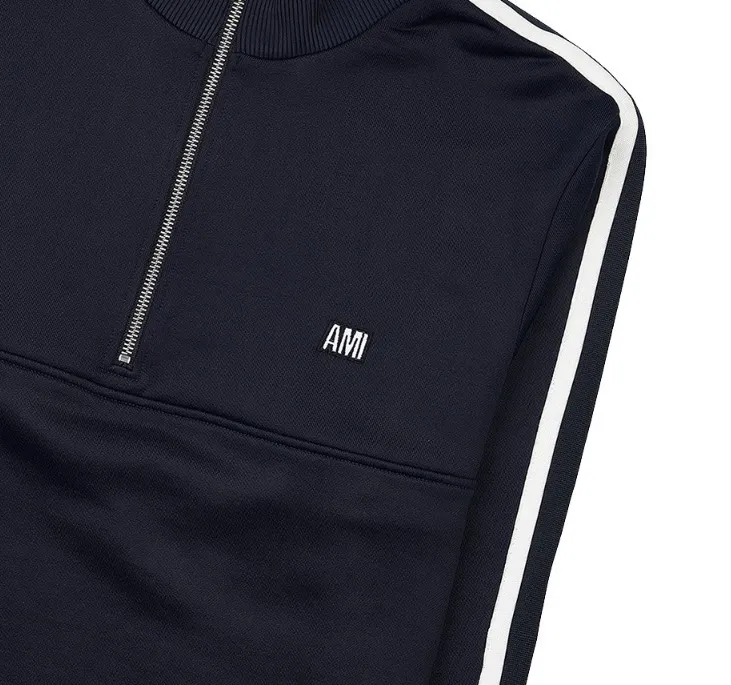 AMI Paris Street Style Logo Designers Sweatshirts