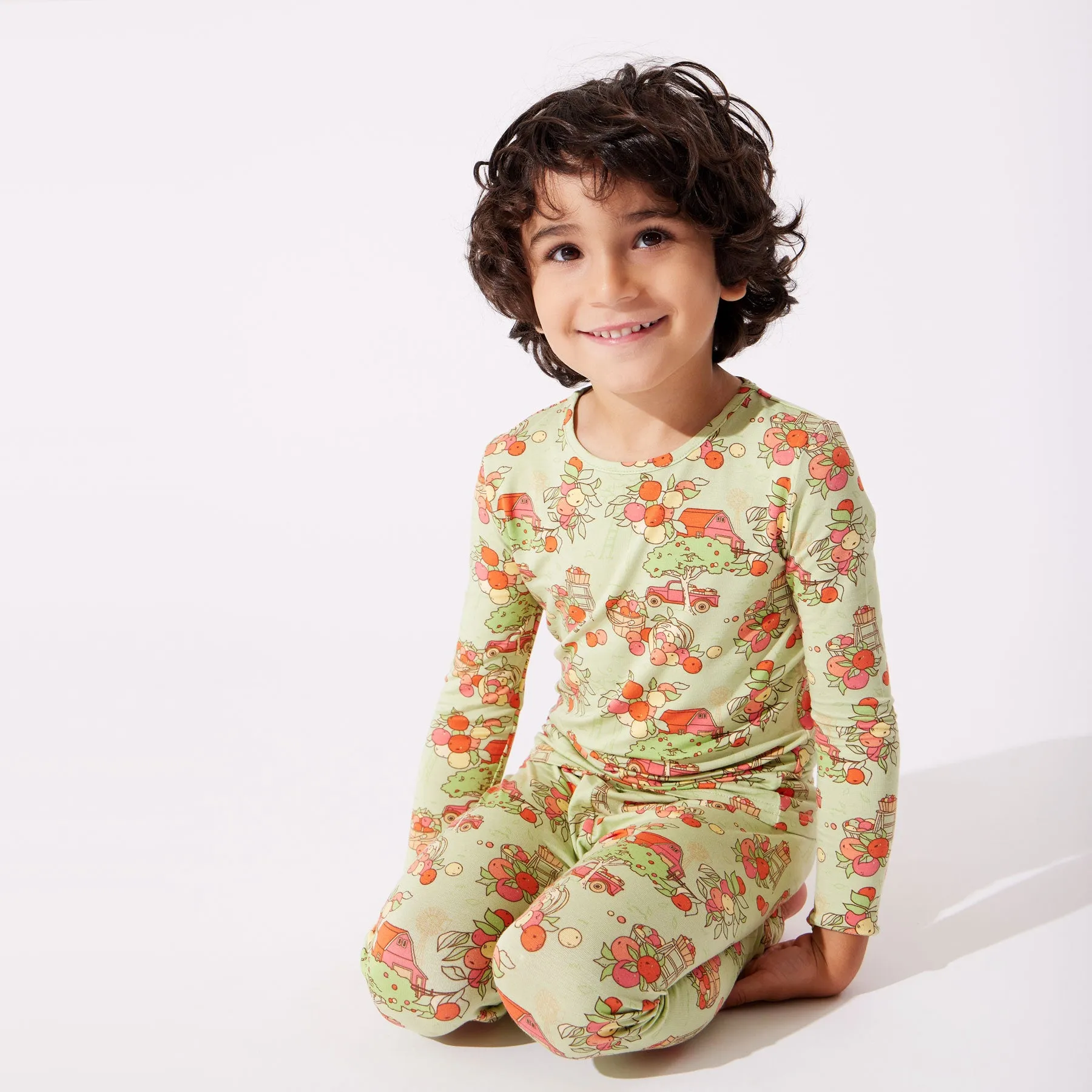 Apple Orchard Kids Bamboo Sleepwear