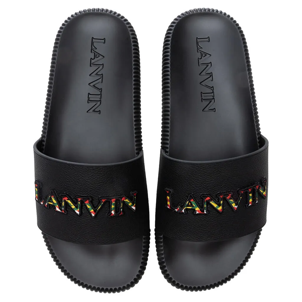 Black Arpege Slides