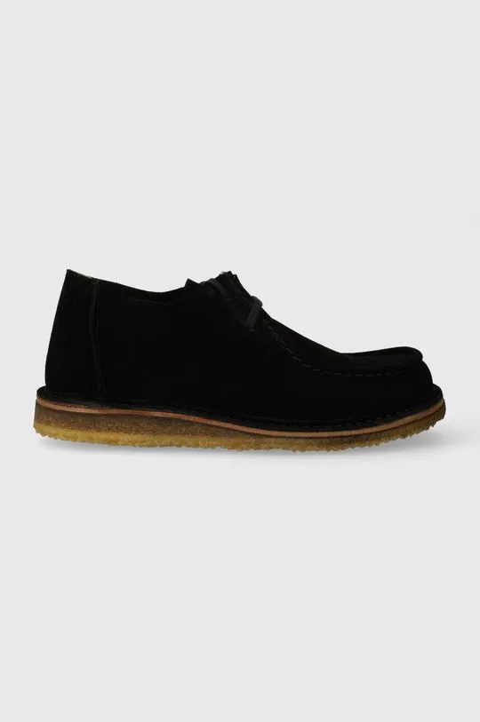 Black Astorflex Men's Suede Shoes