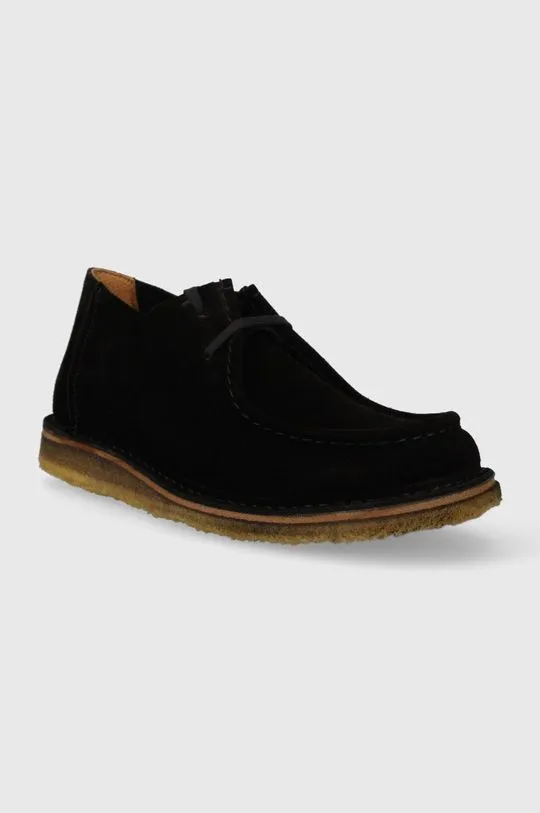 Black Astorflex Men's Suede Shoes