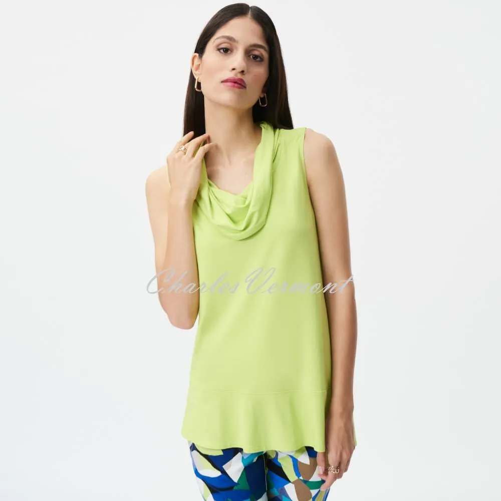 Joseph Ribkoff Asymmetric Cowl Neck Top