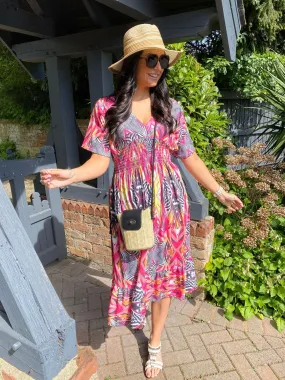 Maeve's Maxi Dress with Aztec Print