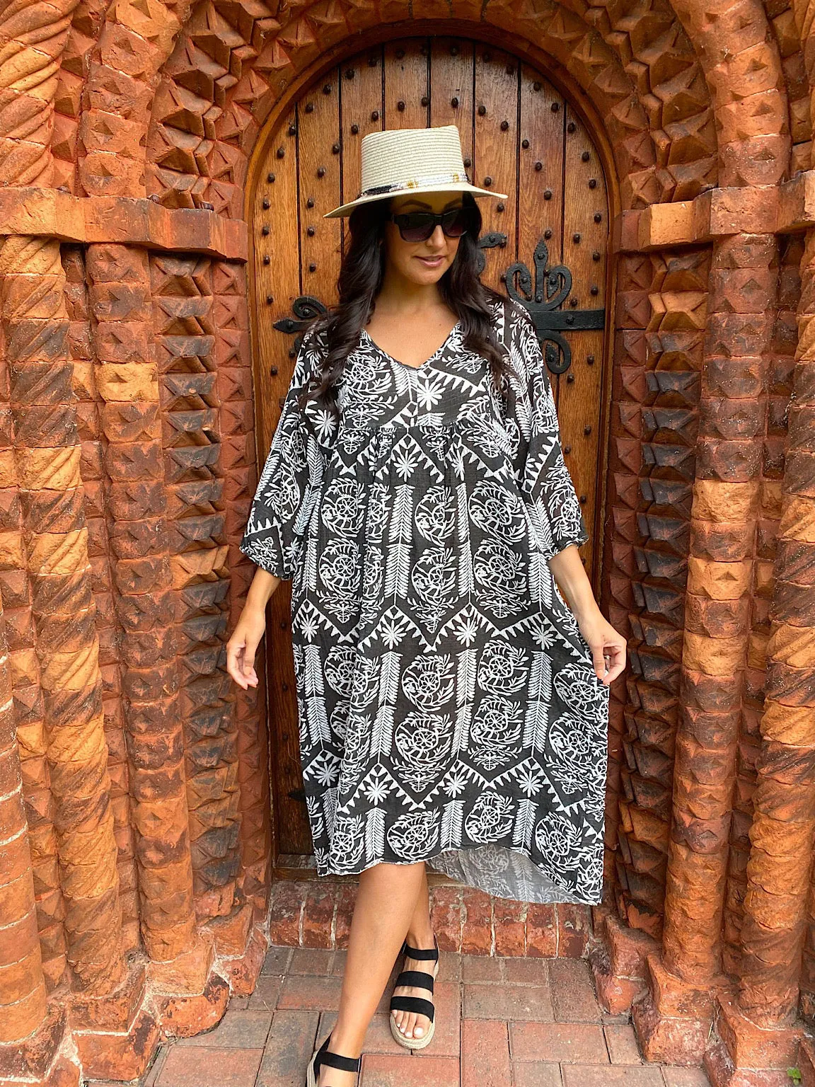 Aztec Pattern Dress Nina