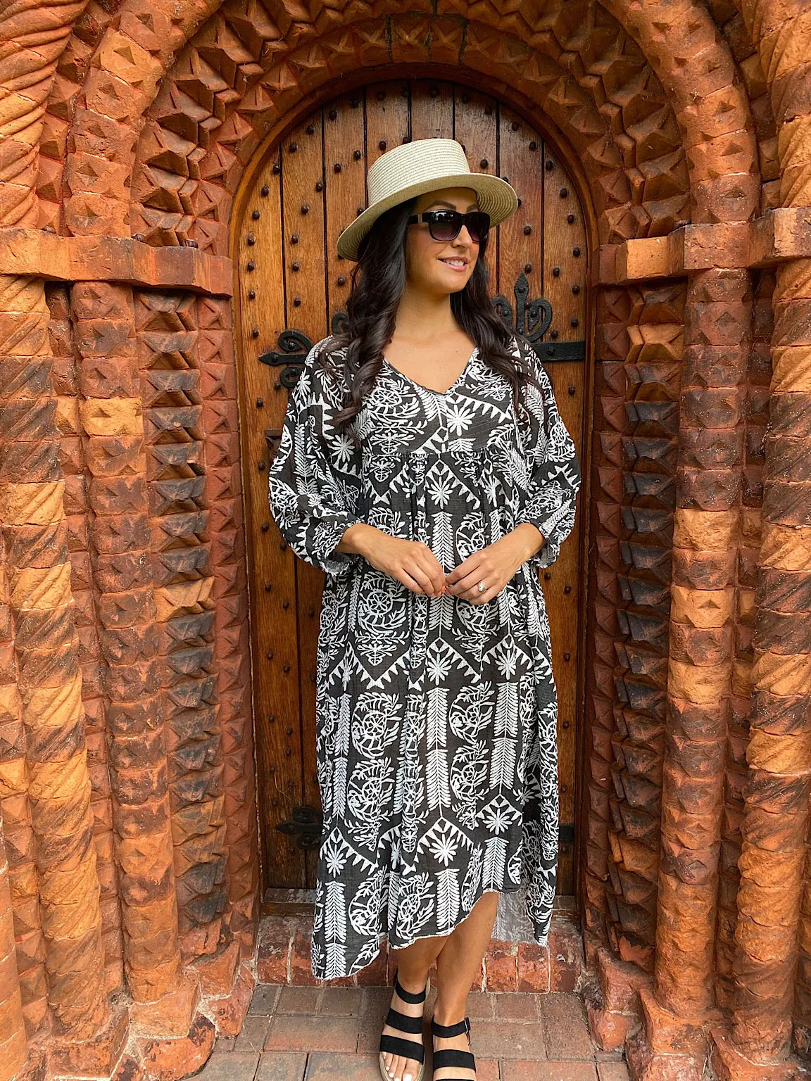 Aztec Pattern Dress Nina