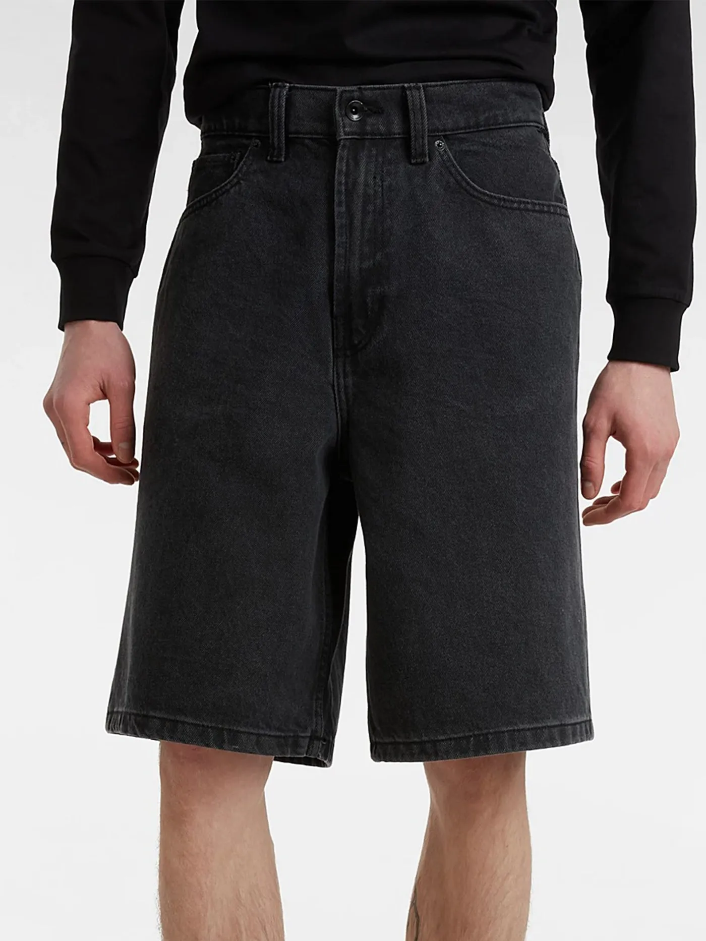 Check-5 Oversized Denim Shorts