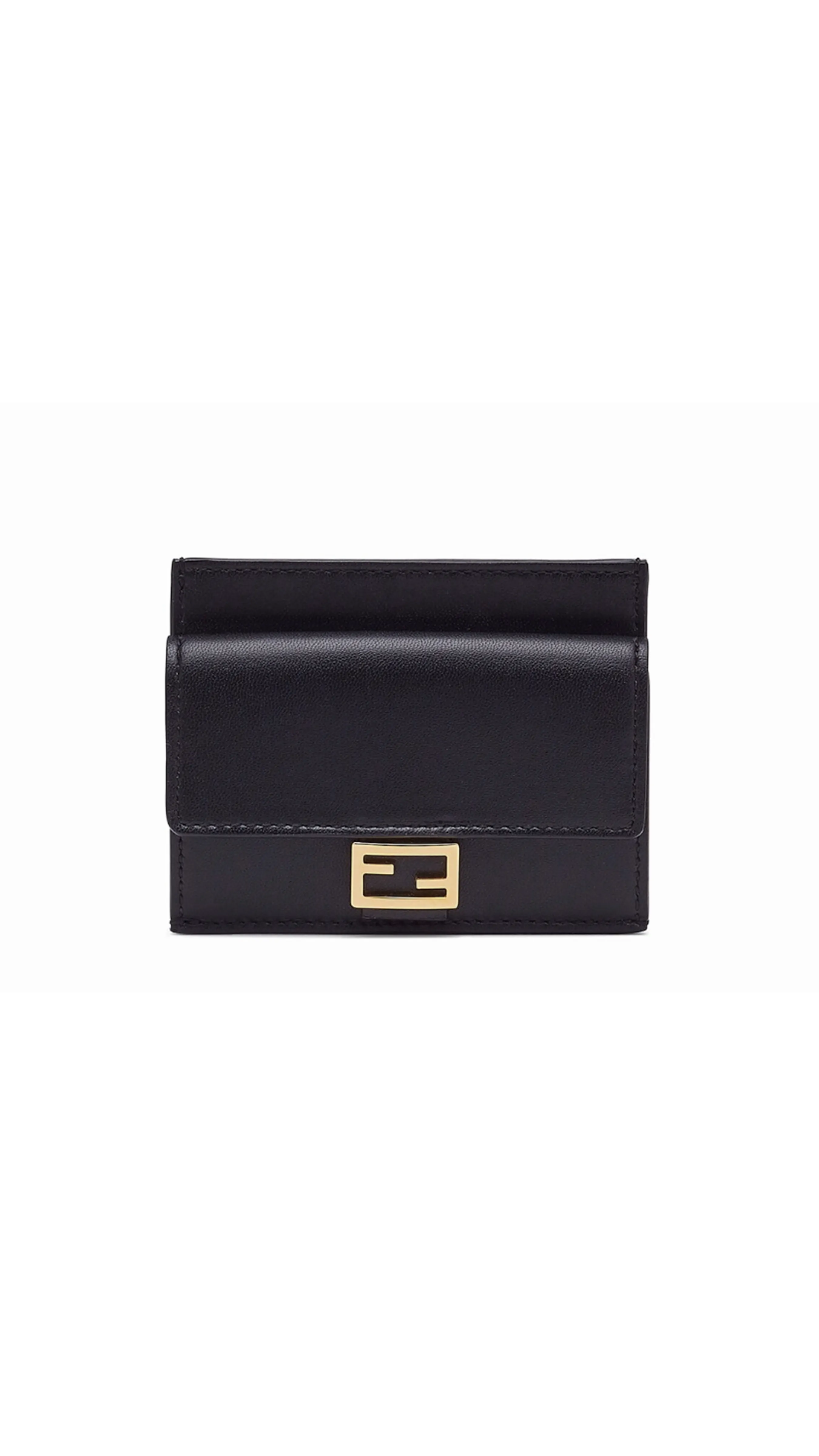 Black Baguette Nappa Card Holder