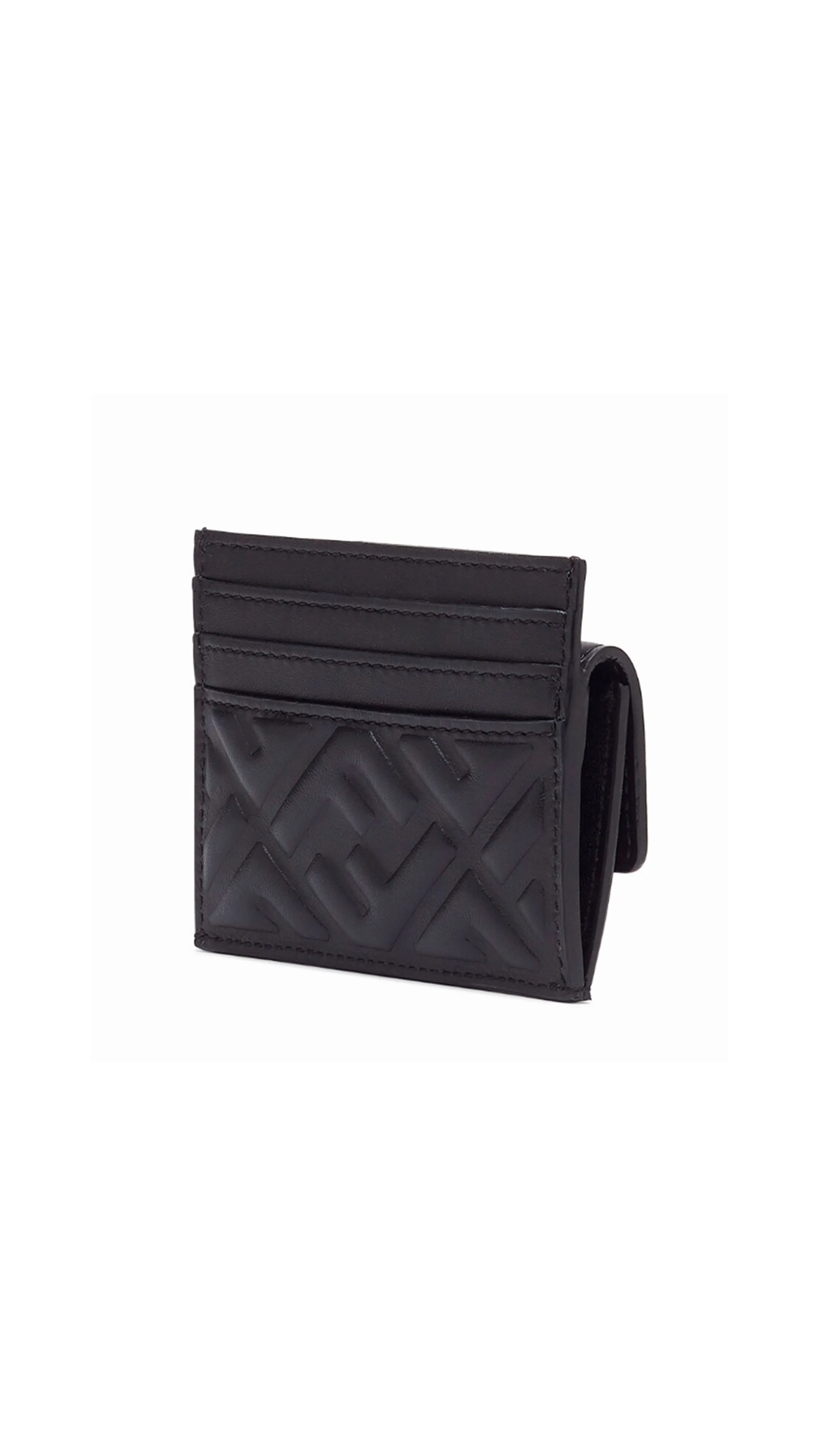 Black Baguette Nappa Card Holder