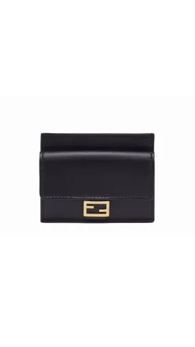 Black Baguette Nappa Card Holder