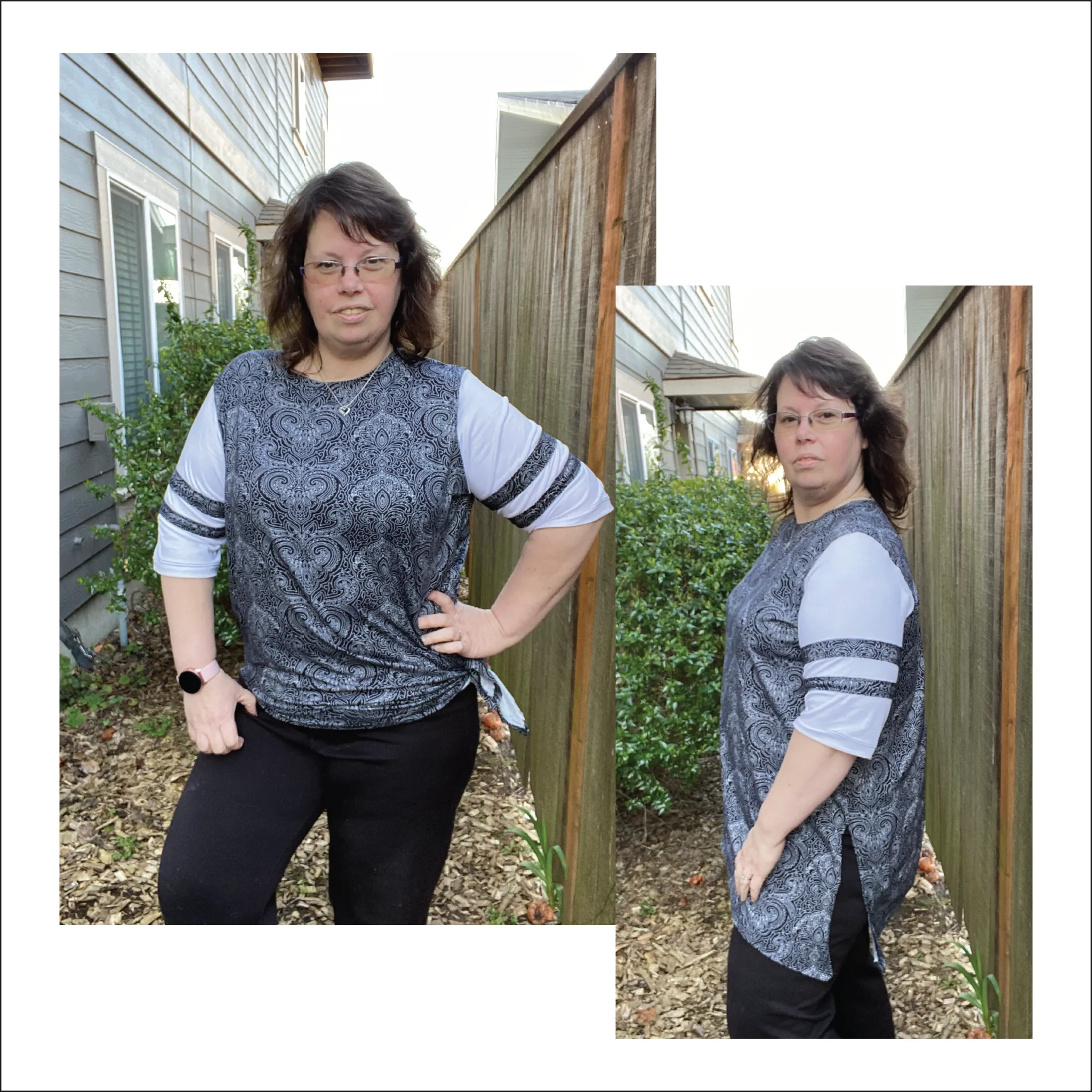 Beginner-Friendly Sewing Pattern for Split Hem Tee