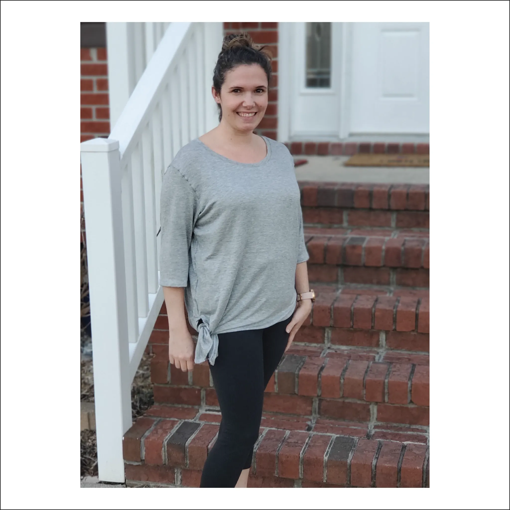 Beginner-Friendly Sewing Pattern for Split Hem Tee