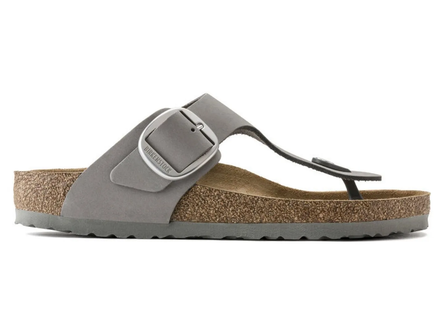 Dove Gray Birkenstock Gizeh Big Buckle Sandals