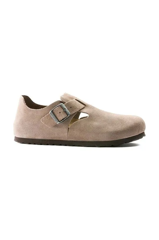 Birkenstock London Beige Suede Shoes 1010504