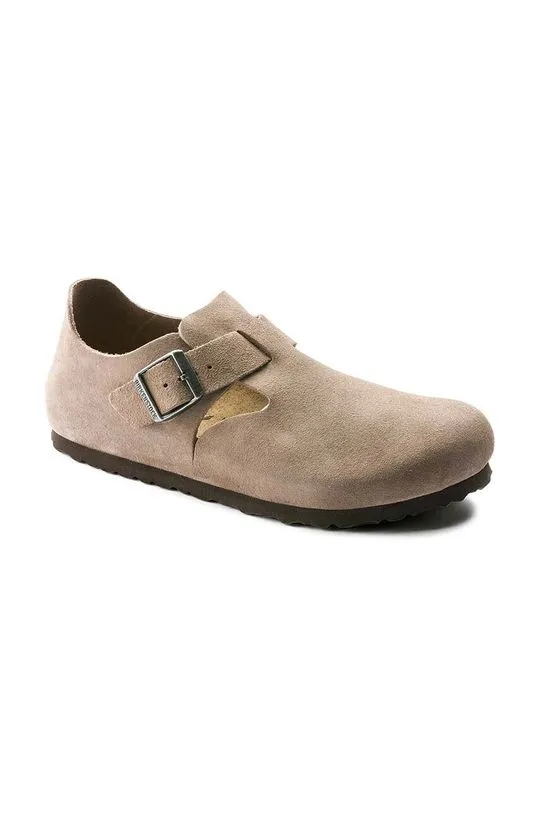 Birkenstock London Beige Suede Shoes 1010504