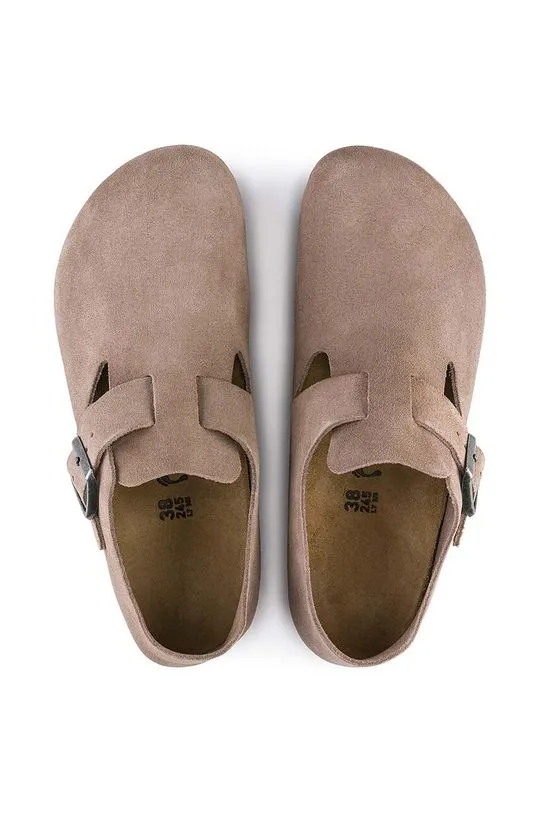 Birkenstock London Beige Suede Shoes 1010504