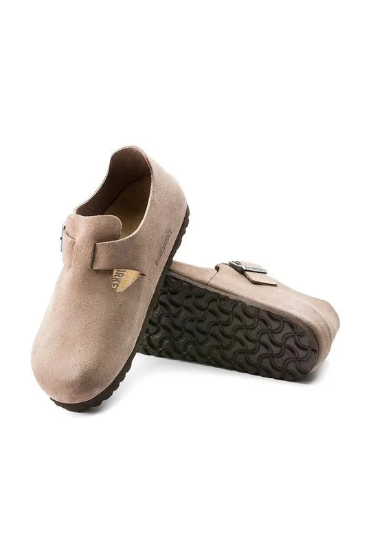 Birkenstock London Beige Suede Shoes 1010504