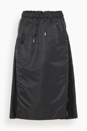 Black Twill Skirt