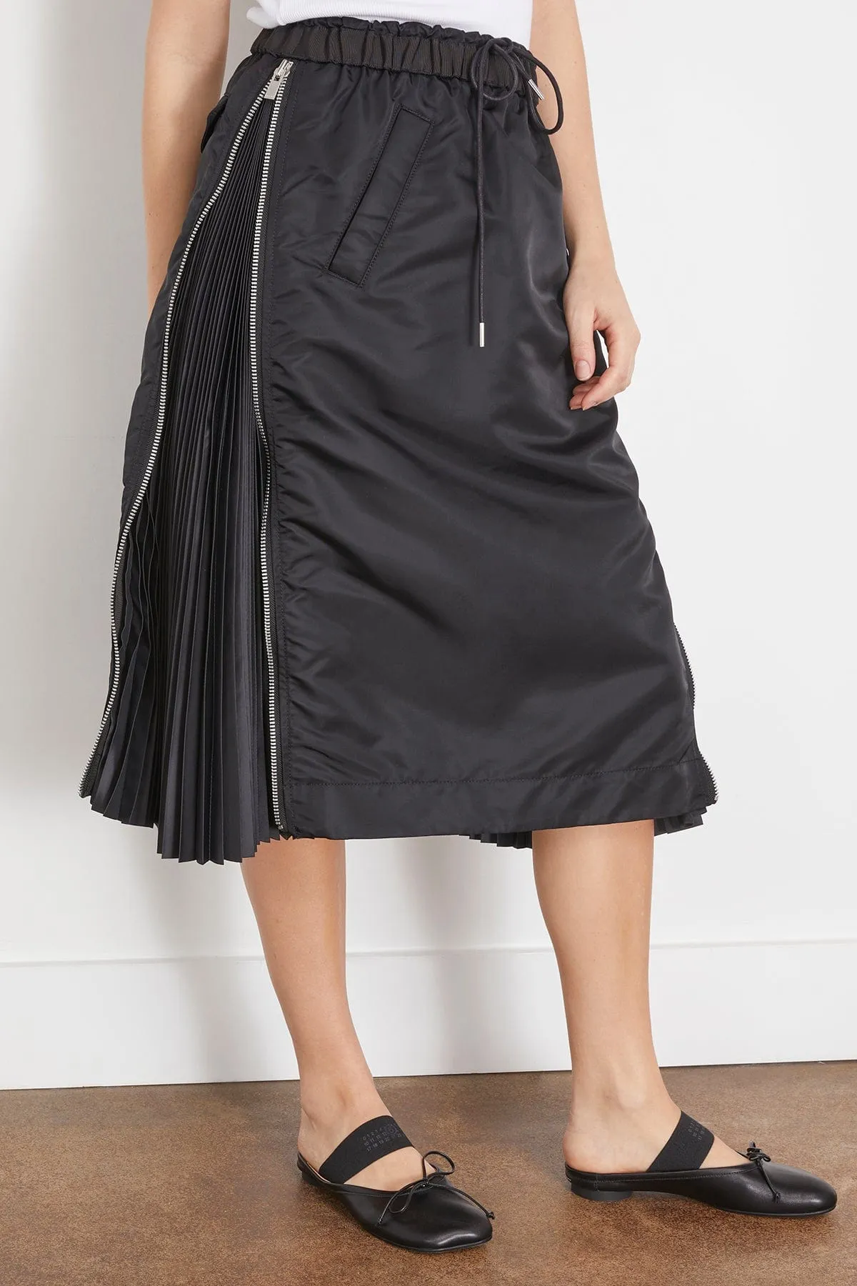 Black Twill Skirt