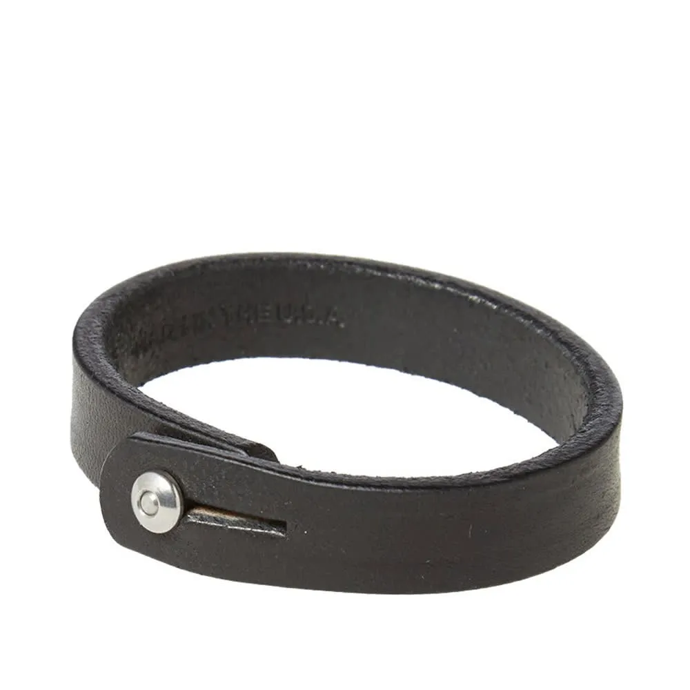 Tanner Goods Black Wristband