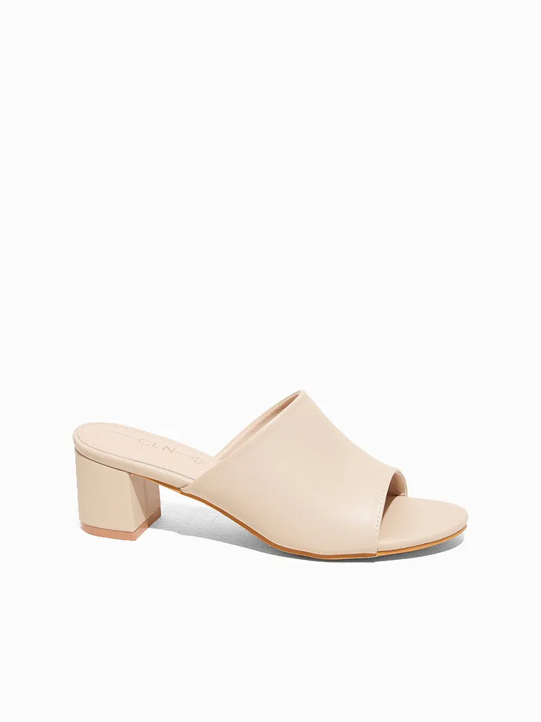 Heeled Slides by Mazarine