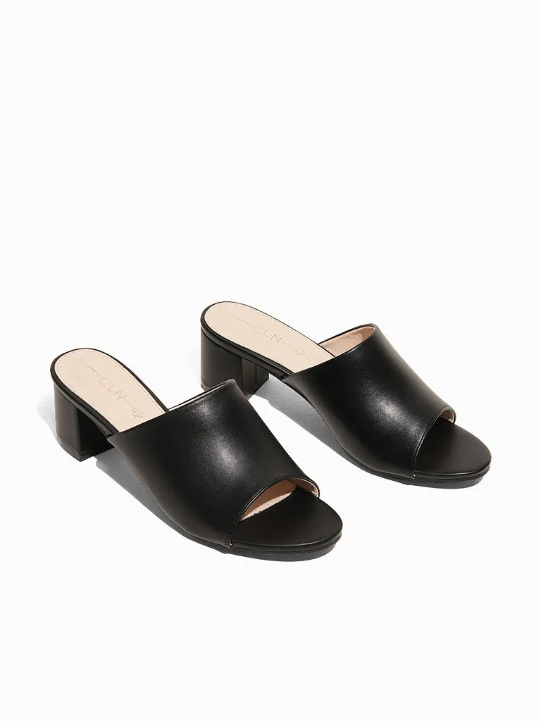 Heeled Slides by Mazarine