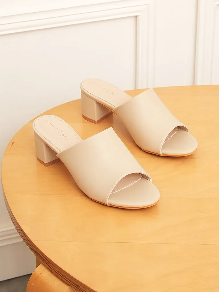 Heeled Slides by Mazarine