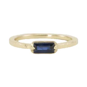 Sapphire Baguette Ring