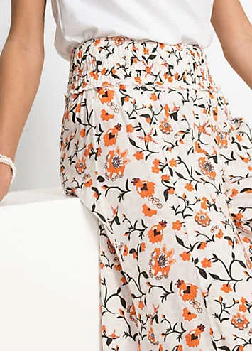 Grattan Floral Viscose Culottes