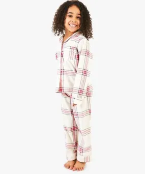 Boohoo Women's Pink Flannel Pajamas