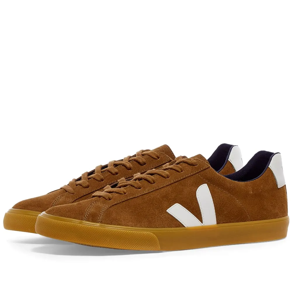 Brown & Gum Veja Suede Sneaker