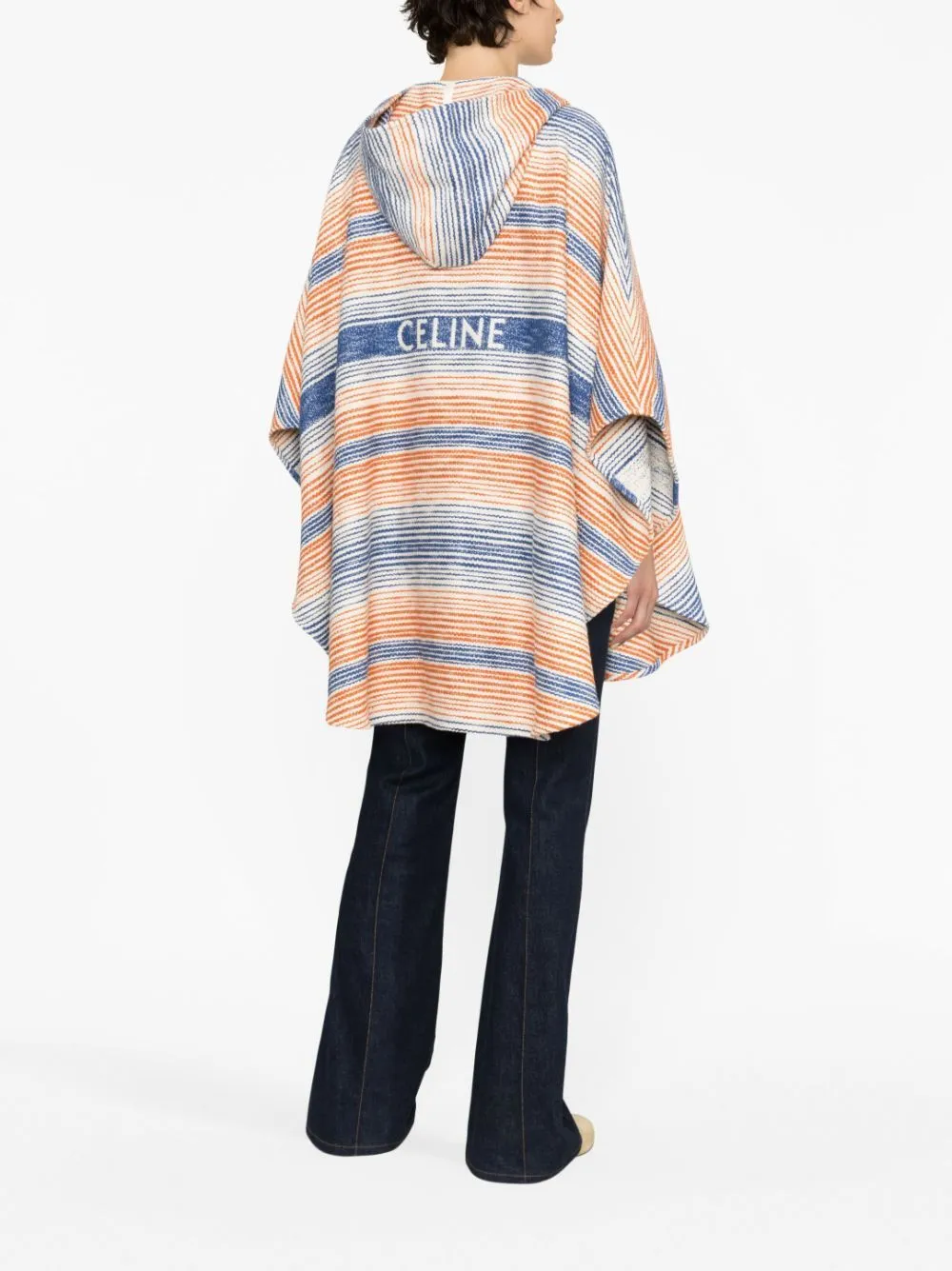 Cropped Striped Cotton Logo Tunics