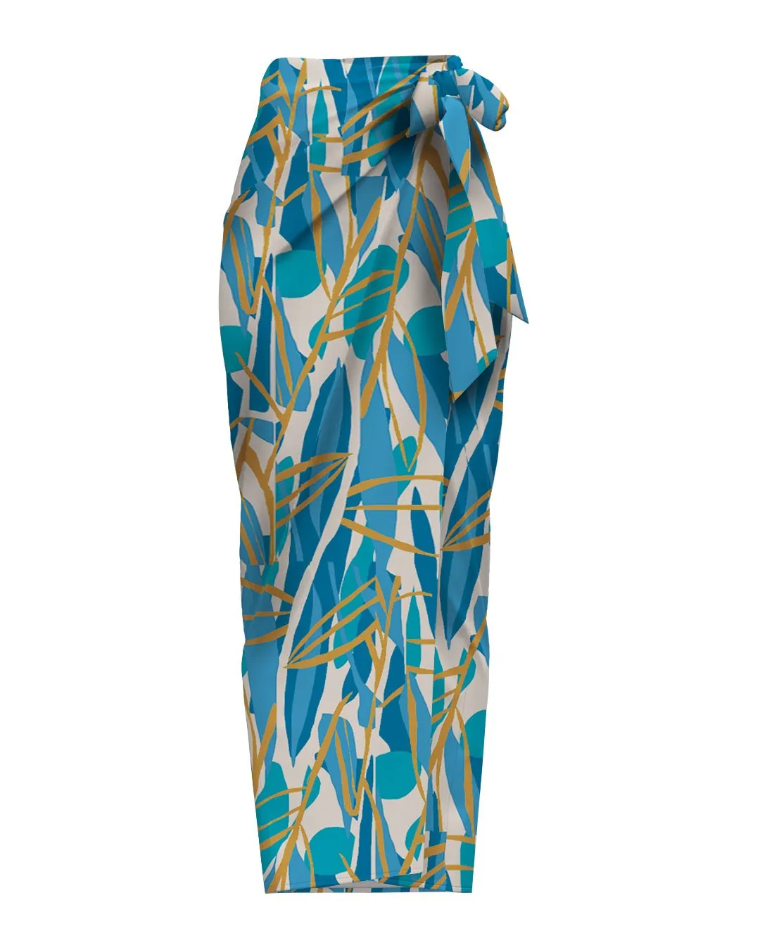 Teal Blossom Seur Skirt