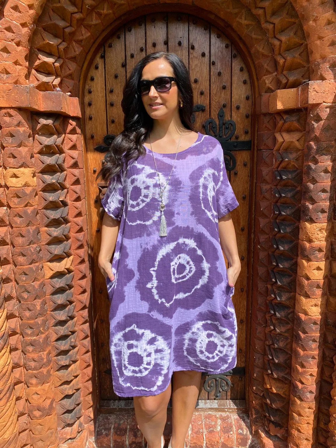 Imogen's Circular Tie Dye Dress