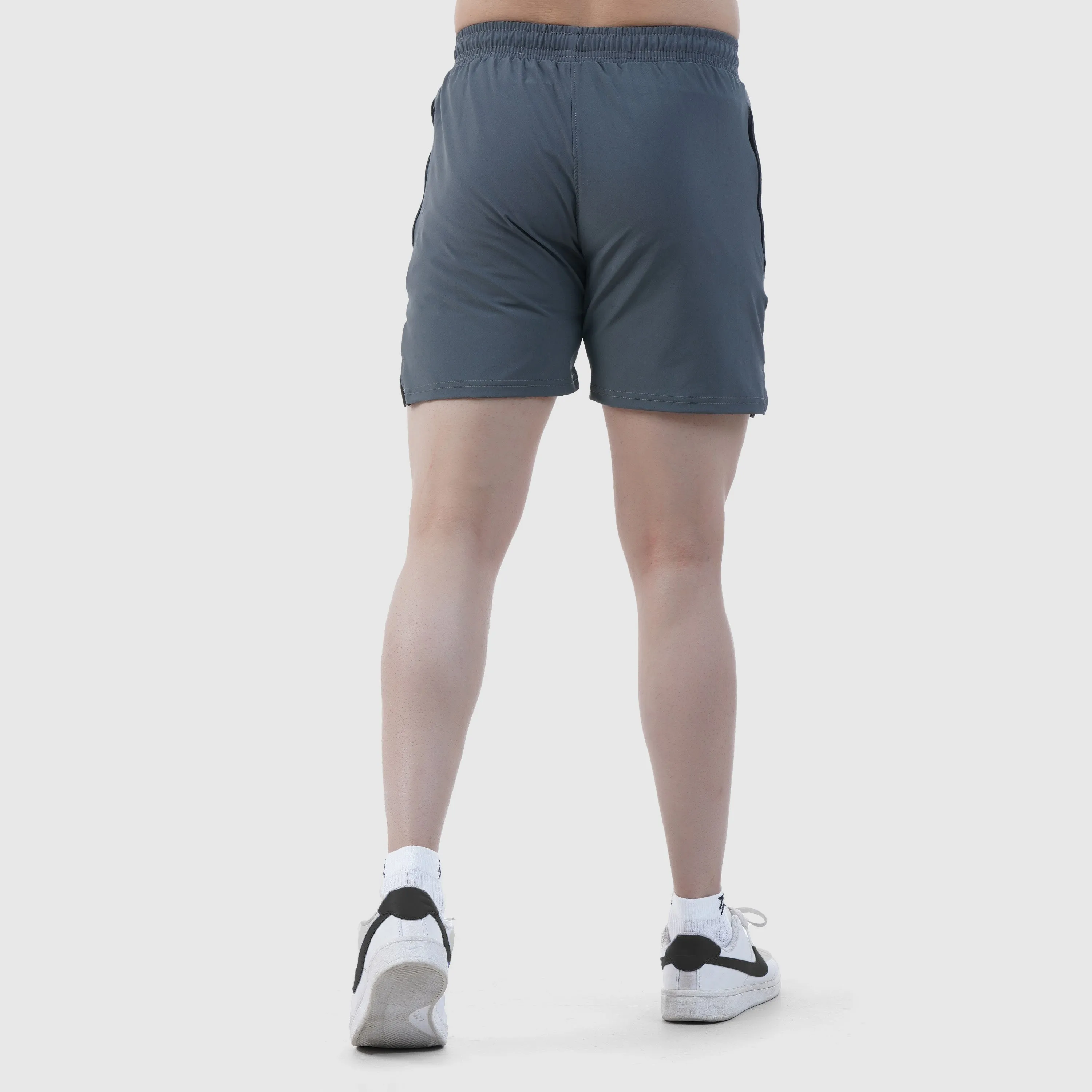 Grey Double Edge Shorts