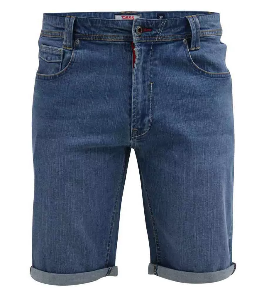 Big and Tall Blue Denim Shorts for Men in Suffolk