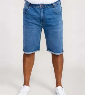 Big and Tall Blue Denim Shorts for Men in Suffolk