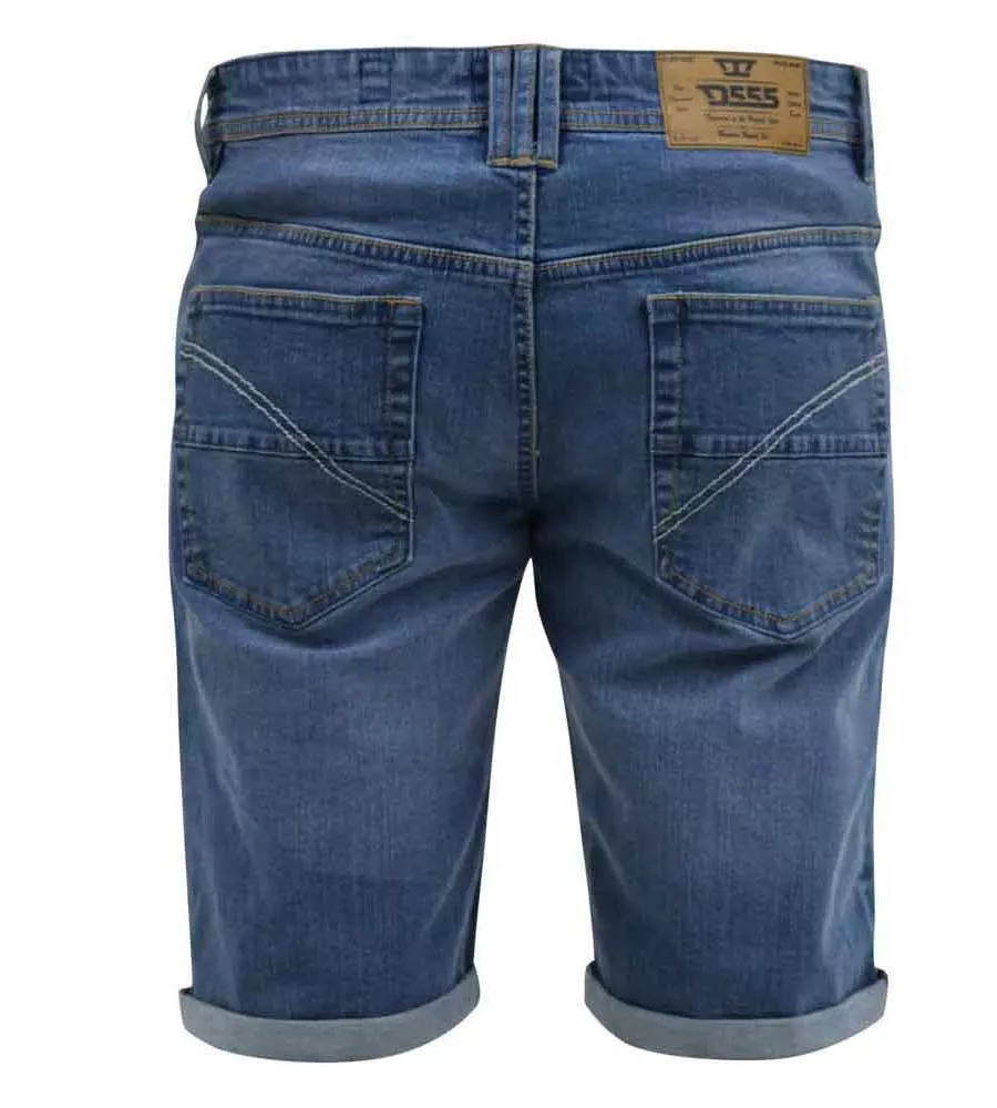 Big and Tall Blue Denim Shorts for Men in Suffolk