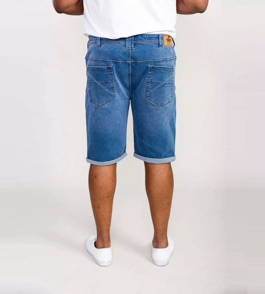 Big and Tall Blue Denim Shorts for Men in Suffolk