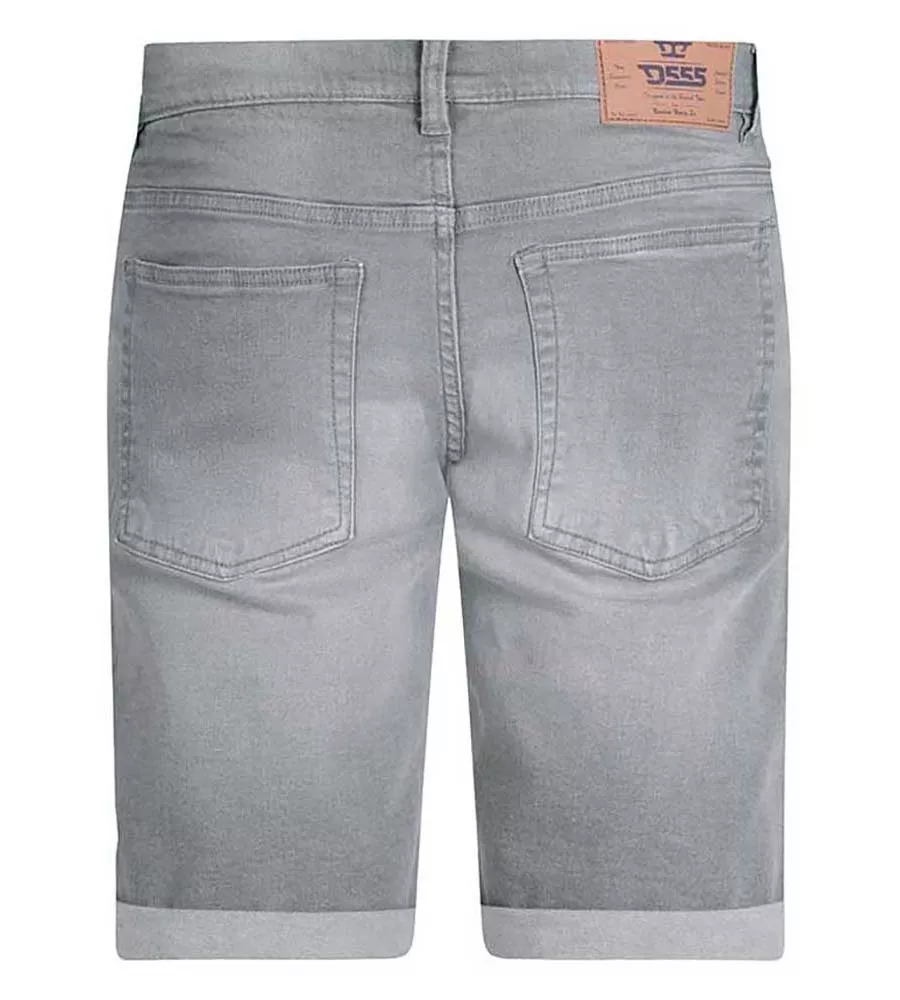 D555 Griffin 2 Grey Men's Stretch Denim Shorts