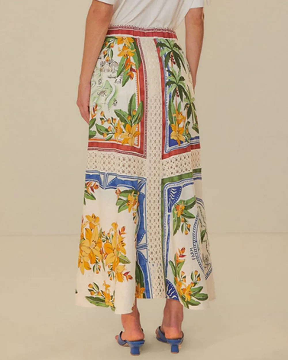 Exotic Tropics Midi Skirt