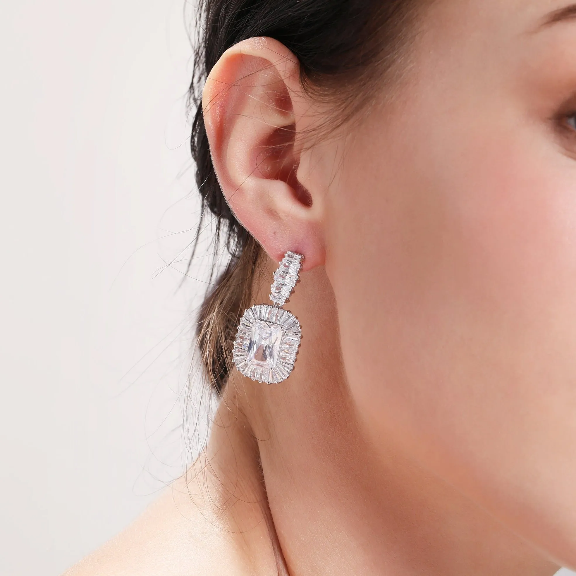 Cubic Zirconia Earrings named Diana