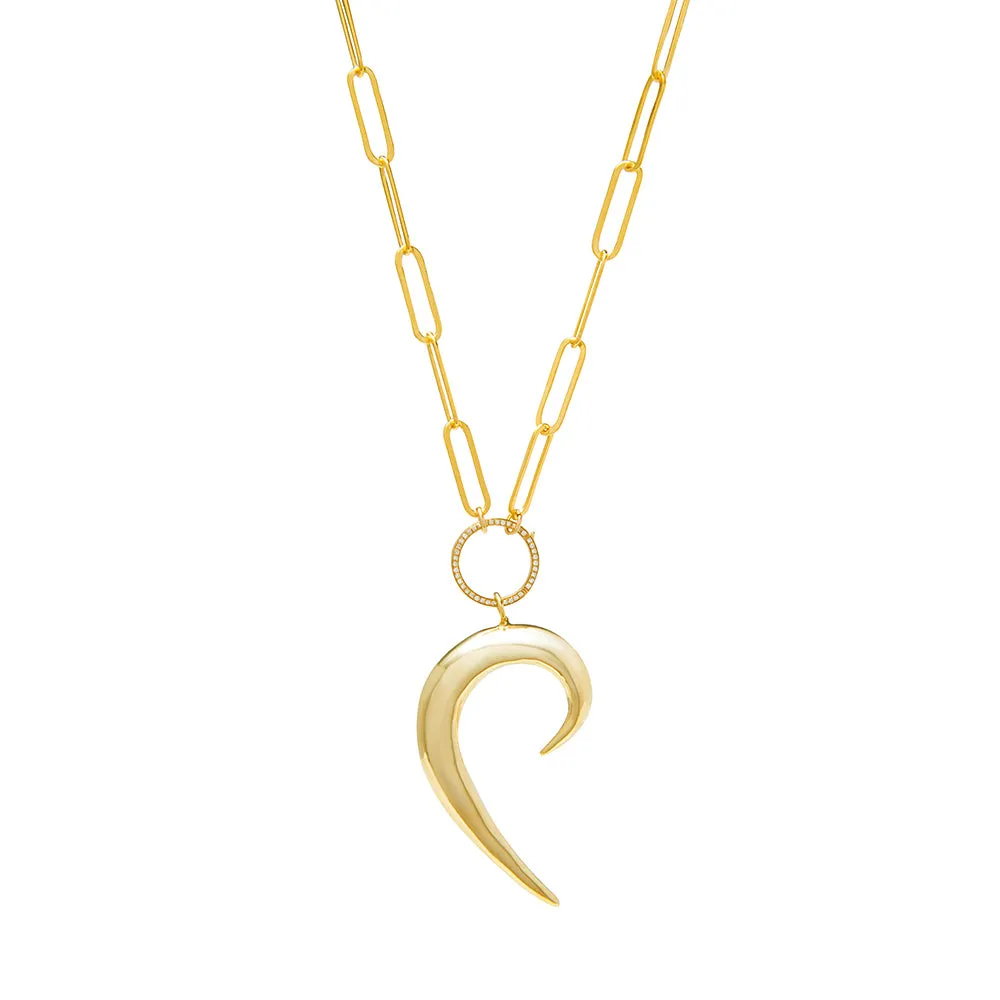 Double Crescent Necklace