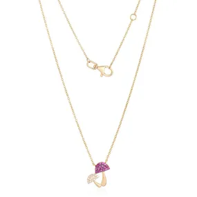 Val Twin Mushroom Necklaces