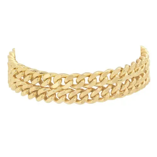 Gold Curb Chain Ring