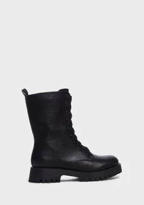 Edgy Freedom Combat Boots