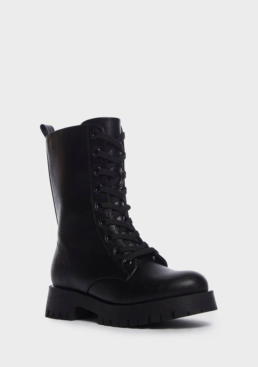 Edgy Freedom Combat Boots