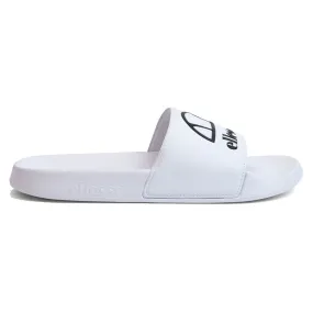 White Casual Pool Slides by Ellesse Fellentini