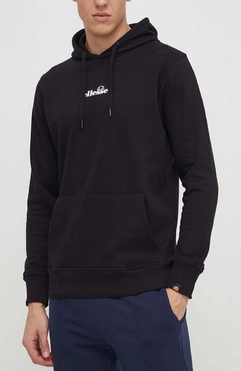 Ellesse Pershuta Overhead Hooded Sweatshirts in Black