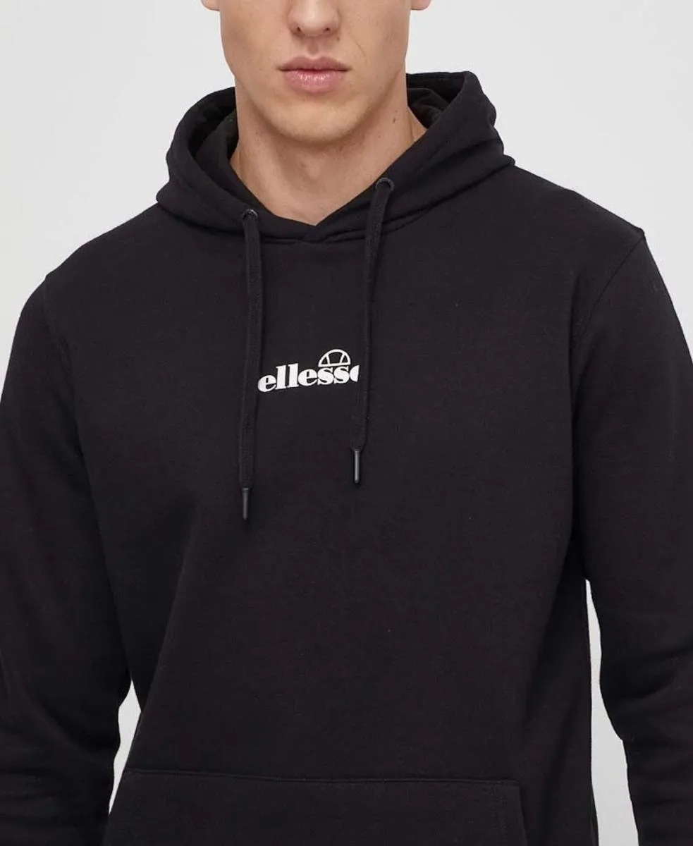 Ellesse Pershuta Overhead Hooded Sweatshirts in Black