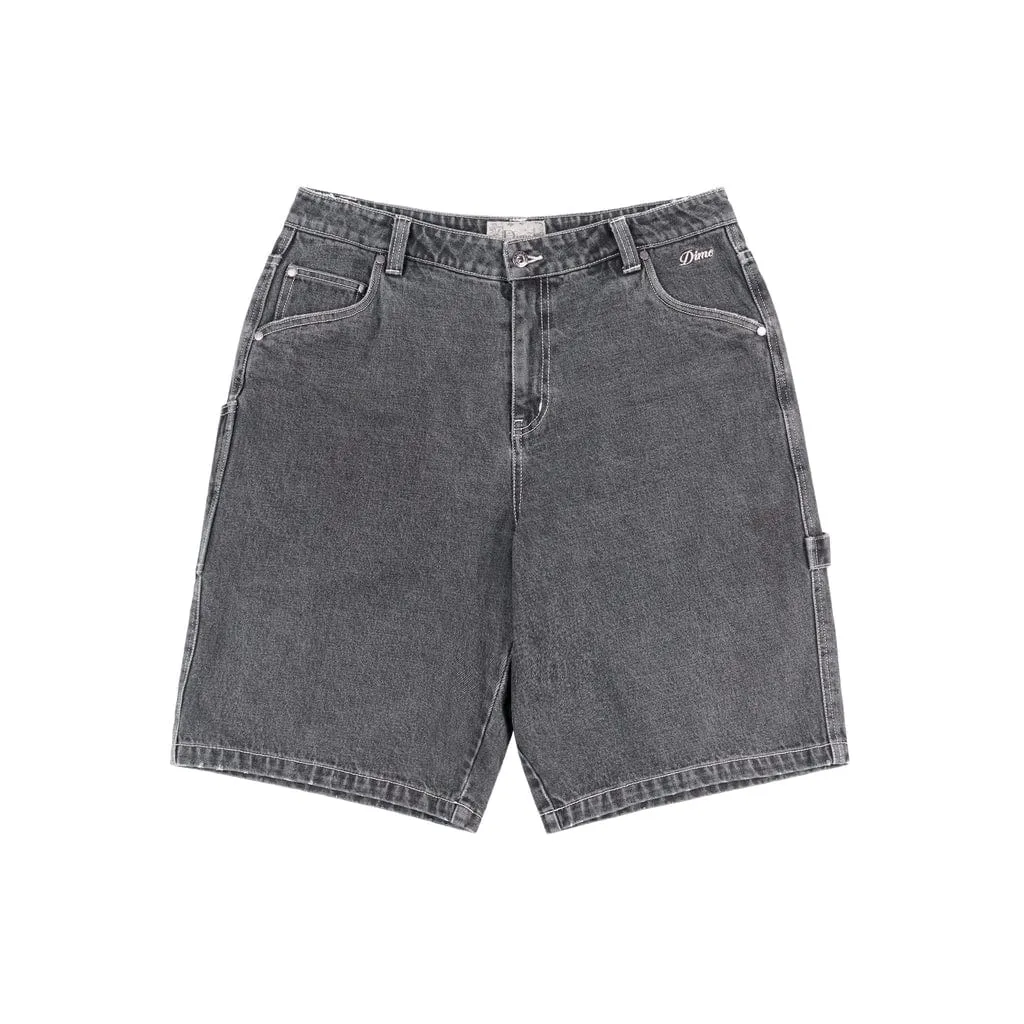 Faded Black Dime MTL Classic Denim Shorts